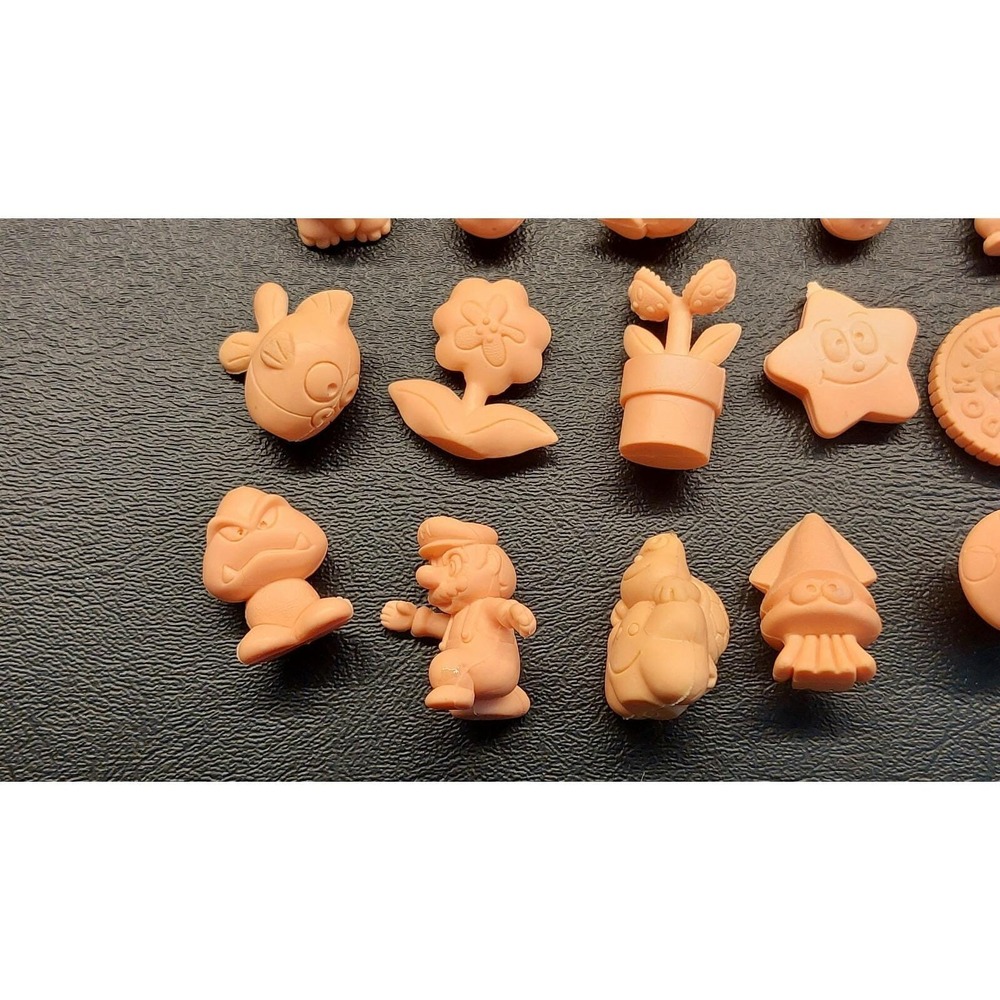 Lot of 21 Vintage Nintendo Famicom Super Mario Bros Keshi Rubber Figures Flesh - Picture 2 of 10